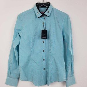 Franck Michel Pour Elle Womens Button Down Shirt B